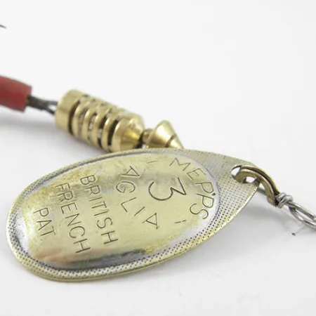 Mepps Aglia 3 Cucharilla, Latón, 7g, Sistema de Rotación, #1153