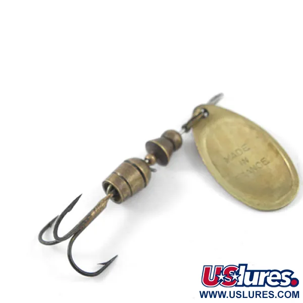 Mepps Aglia 2 Cucharilla Rotativa, Latón, 4,5g, Vintage, #1154