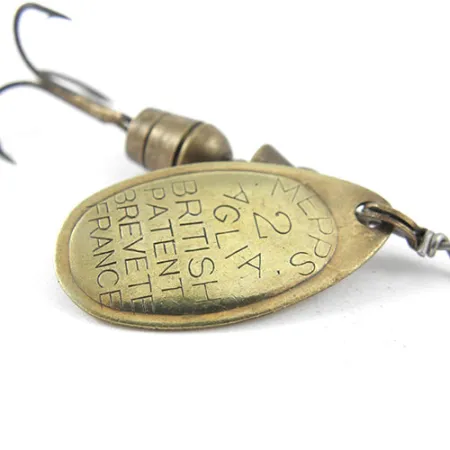 Mepps Aglia 2 Cucharilla Rotativa, Latón, 4,5g, Vintage, #1154