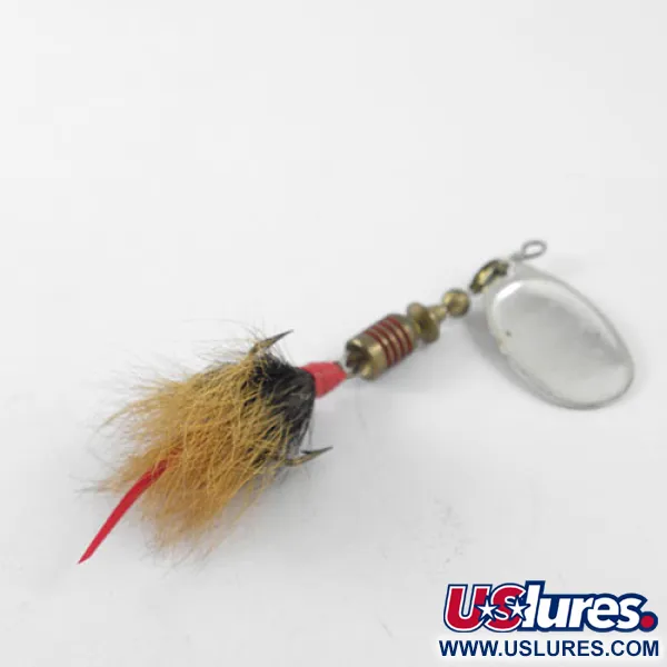 Mepps Aglia 2 dressed Cucharilla, Níquel, 4,7g, Pelo de ardilla, #1155