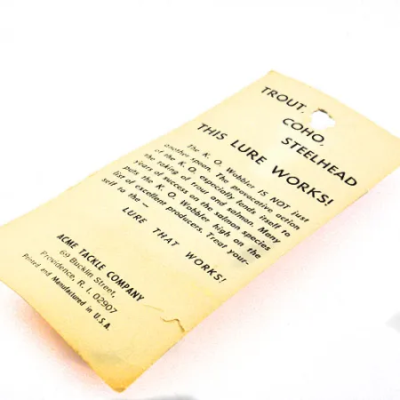 Acme K.O. Wobbler Cucharilla, Naranja, 14g, Sonic Flipper, #1159