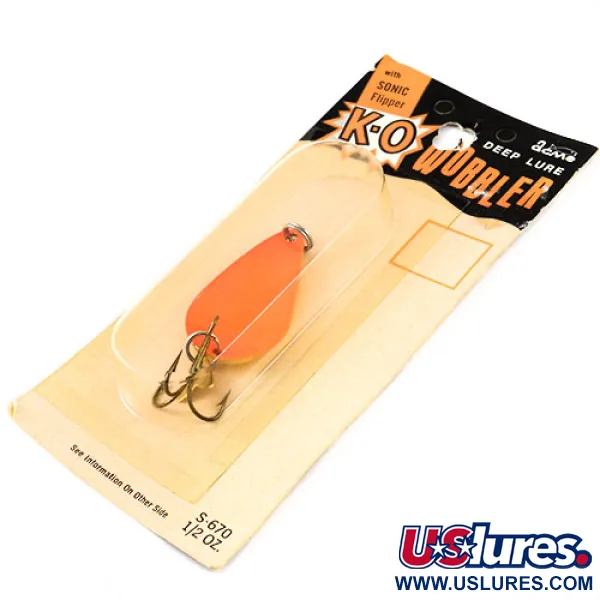 Acme K.O. Wobbler Cucharilla, Naranja, 14g, Sonic Flipper, #1159