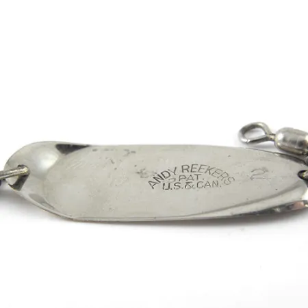 Andy Reekers 2 Cucharilla, Níquel/Bronce, 2,5g, Anzuelo Simple, #1164