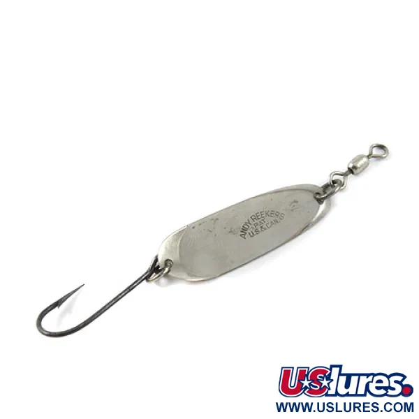 Andy Reekers 2 Cucharilla, Níquel/Bronce, 2,5g, Anzuelo Simple, #1164
