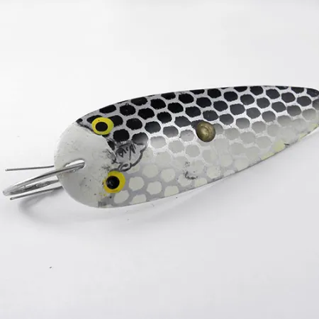 Eppinger Dardevle Trolldevle Cucharilla, Negro/Blanco/Níquel, 40g, #1178