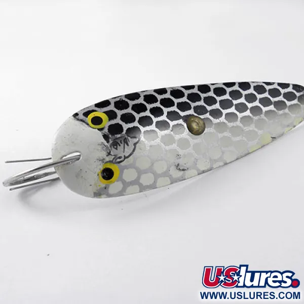 Eppinger Dardevle Trolldevle Cucharilla, Negro/Blanco/Níquel, 40g, #1178