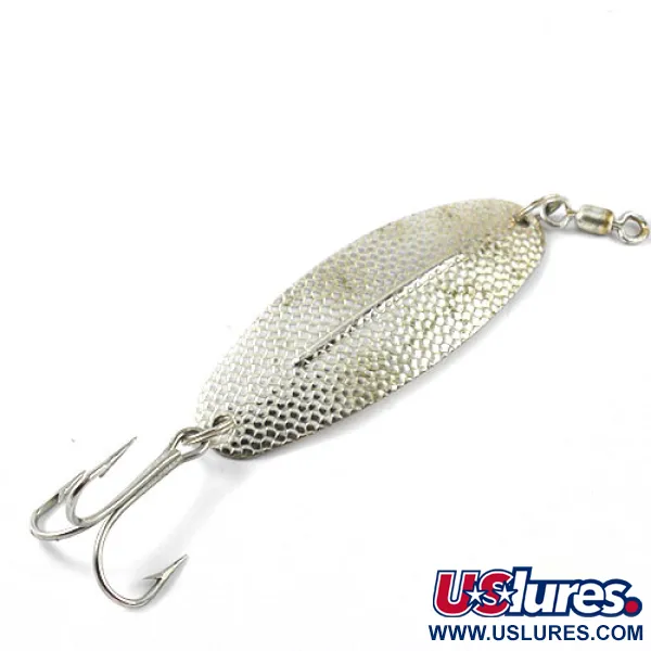 Williams Wabler Cucharilla, Plata plateada, 28g, Textura martillada, #1188