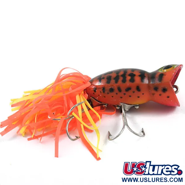 Fred Arbogast Hula Popper Popper, Tiger, 14g, Faldón Goma, #1189