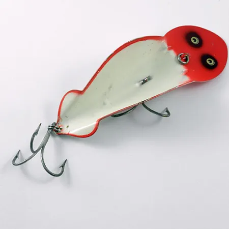 Buck Perry Spoonplug Cucharilla, Rojo / Blanco, 21g, Profundidad, #1207