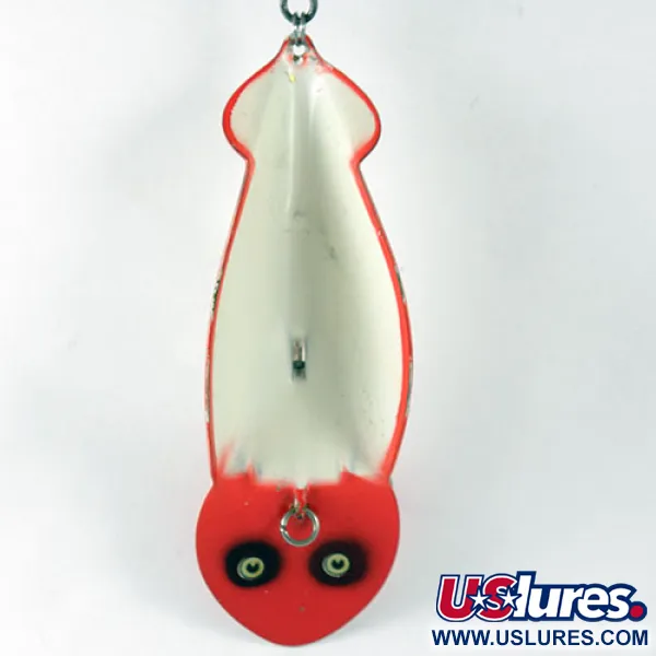 Buck Perry Spoonplug Cucharilla, Rojo / Blanco, 21g, Profundidad, #1207
