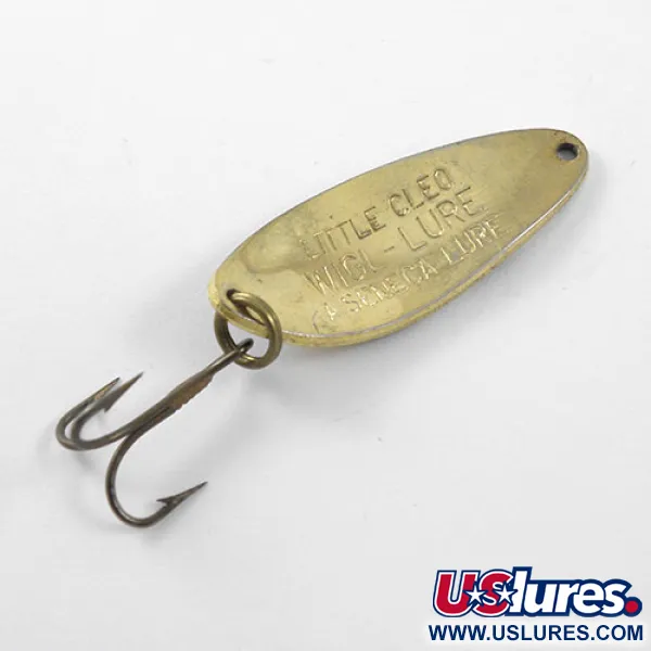 Seneca Little Cleo Cucharilla Ondulante, Negro/Oro, 7g, USA, #1208