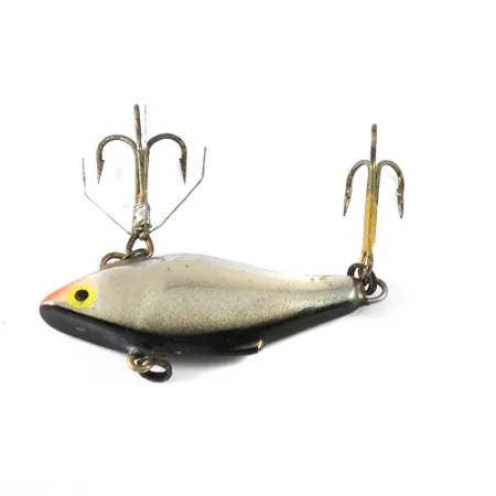 Rattlin' Rapala Crankbait sin babero, Plateado, 7g, Vintage, #1246