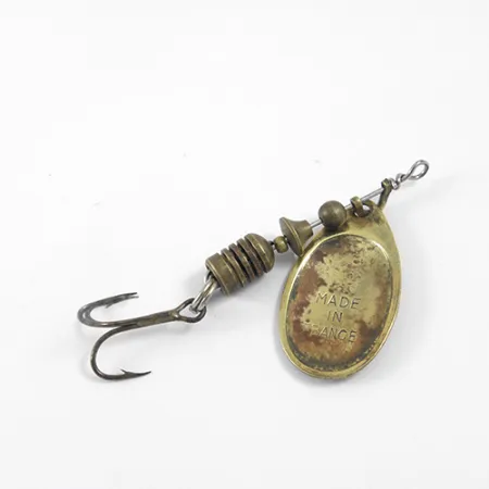 Mepps Aglia 2 Cucharilla, Latón, 4,5g, Estilo Vintage, #1255