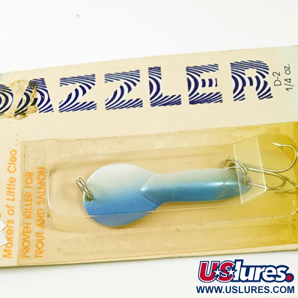 Acme Dazzler Cucharilla, Azul / Níquel, 7g, Diseño Vintage, #1269