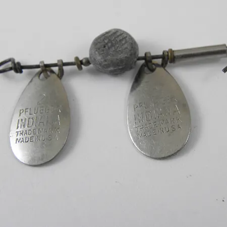 Pflueger Indiana Spinner, Nickel, 6g, Curly Tail, #1276