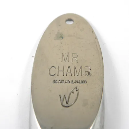 Weber Mr Champ Cucharilla, Níquel/Cola amarilla, 35g, Plumas, #1278