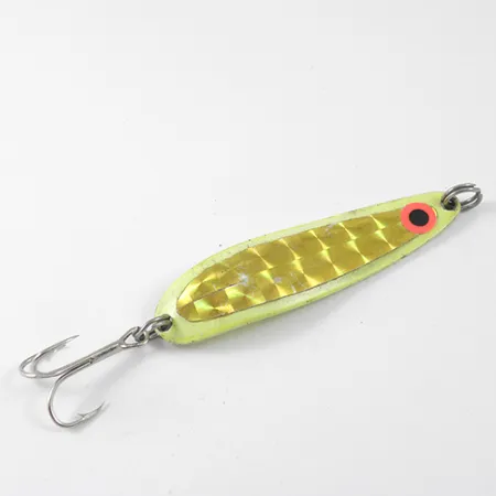 Luhr Jensen Krocodile Die #4 Cucharilla, Amarillo, 14g, Lance largo, #1290
