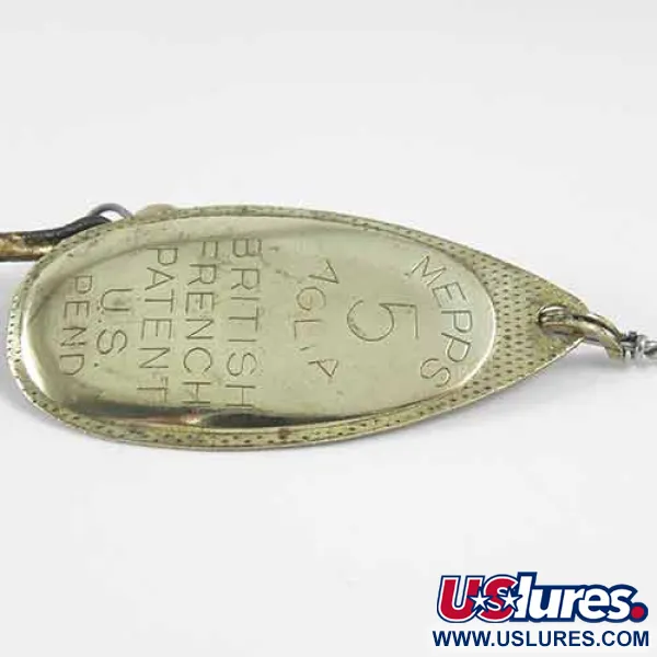 Mepps Aglia 5 Cucharilla, Latón, 14g, Talla 5, #1345