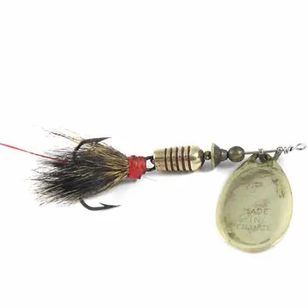 Mepps Aglia 3 dressed Cucharilla, Latón, 7,3g, Pelo de Ardilla, #1349