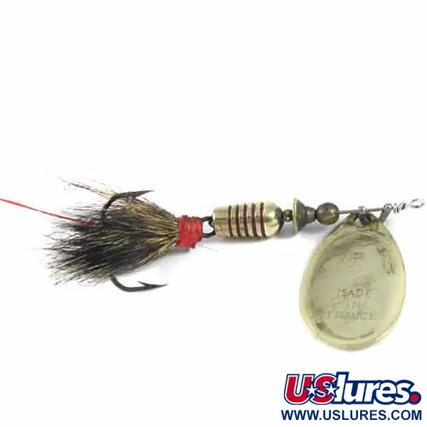 Mepps Aglia 3 dressed Cucharilla, Latón, 7,3g, Pelo de Ardilla, #1349