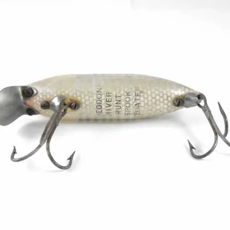 Señuelo Heddon River Runt Floater, Blanco / Gris, 12,5g, Vintage, #1354