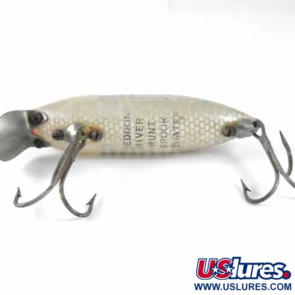 Señuelo Heddon River Runt Floater, Blanco / Gris, 12,5g, Vintage, #1354