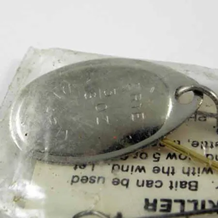 Erie Dearie Walleye Killer Spinner, Níquel, 9g, Diseño USA, #1360