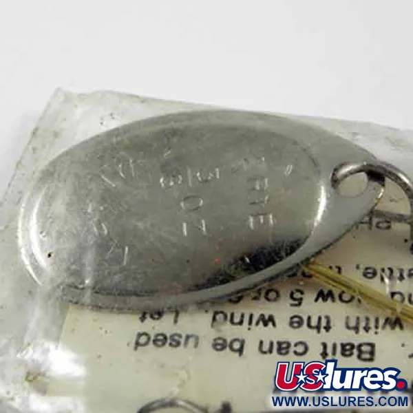 Erie Dearie Walleye Killer Spinner, Níquel, 9g, Diseño USA, #1360