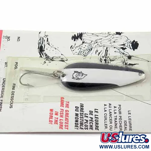 Eppinger Dardevle Imp Cucharilla, Negro/Blanco/Níquel, 11g, #1363