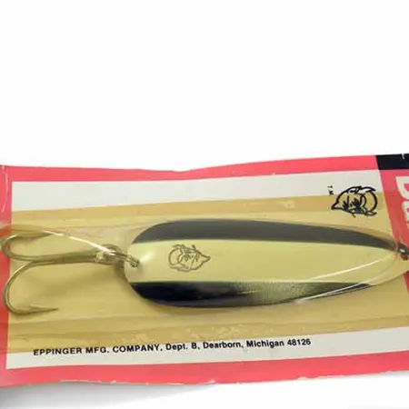 Eppinger Dardevle Cucharilla, Black/White/Nickel, 28g, Clásico, #1365