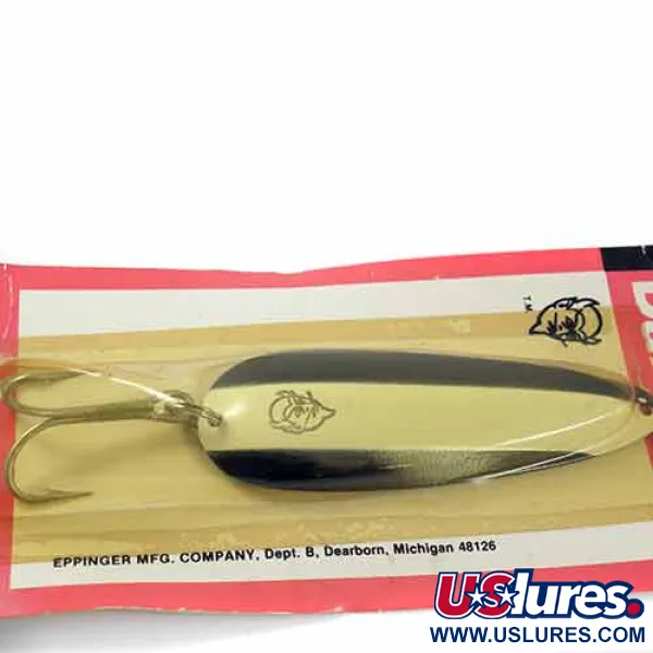 Eppinger Dardevle Cucharilla, Black/White/Nickel, 28g, Clásico, #1365