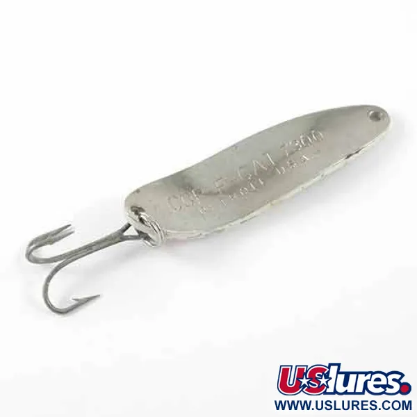 Dardevle Cop-E-Cat 7300 Cucharilla, Blanco/Rojo/Níquel, 14g, #1380