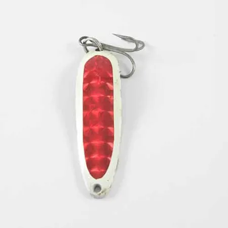 Dardevle Cop-E-Cat 7300 Cucharilla, Blanco/Rojo/Níquel, 14g, #1380