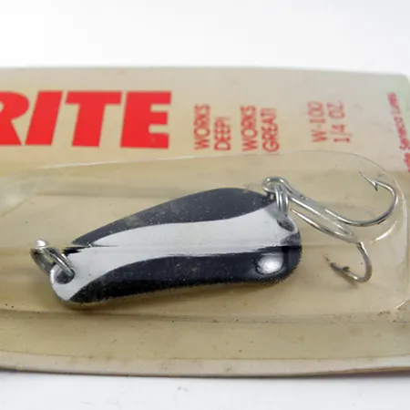 Seneca Wob-L-Rite Cucharilla, Negro / Blanco, 7g, Profundidad, #1407