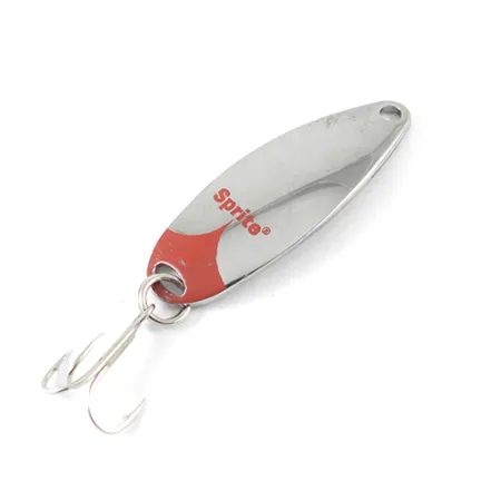Johnson Sprite Cucharilla, Níquel / Rojo, 7g, Vintage, #1425