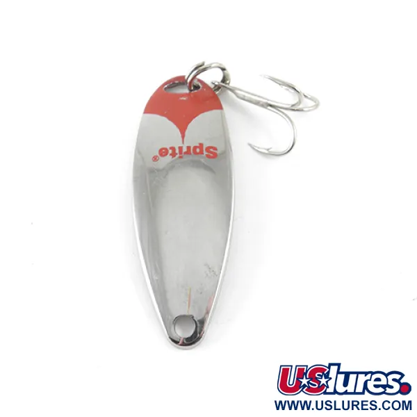 Johnson Sprite Cucharilla, Níquel / Rojo, 7g, Vintage, #1425