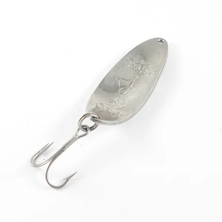 Little Cleo (Hula Girl) Cucharilla, Níquel / Blanco, 10g, Vintage, #1441