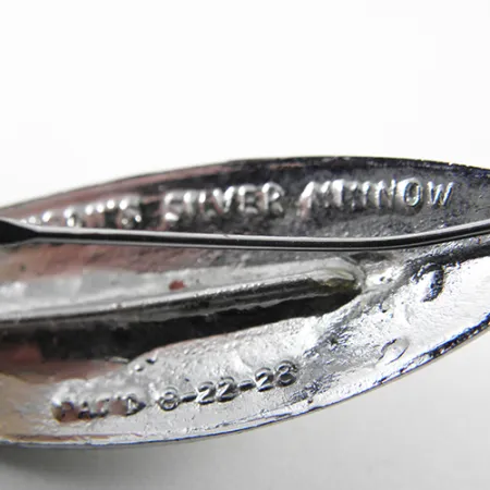 Johnson Silver Minnow Cucharilla, Verde/Naranja/Plata, 6g, #1451