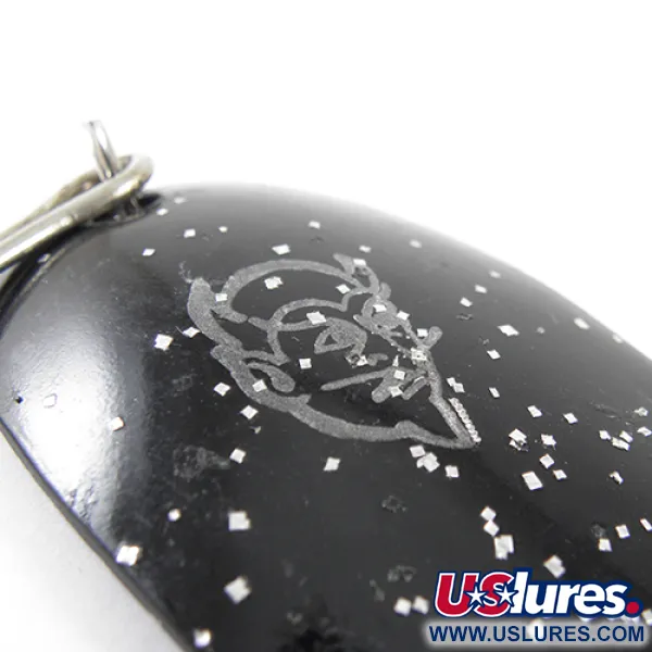 Eppinger Dardevle Trolldevle Cucharilla, Negro / Purpurina, 40g, #1498