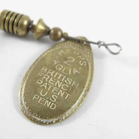 Mepps Aglia 2 Cucharilla, Latón, 4.5g, Histórica, #1503