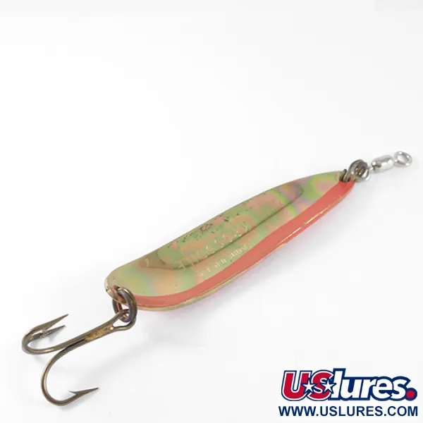 Luhr Jensen Krocodile Cucharilla, Rojo/Negro/Oro, 28g, Lance, #1508