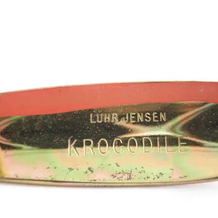 Luhr Jensen Krocodile Cucharilla, Rojo/Negro/Oro, 28g, Lance, #1508