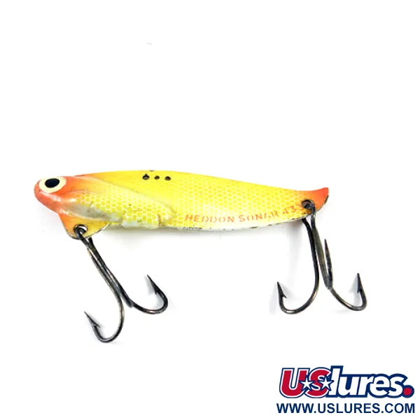 Heddon Sonar 433 Blade bait, Amarillo / Rojo, 14g, 3 enganches, #1530