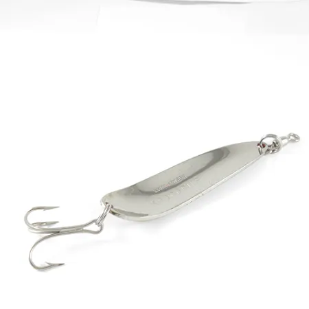 Luhr Jensen Krocodile Cucharilla, Níquel/Naranja, 28g, Martillado, #1531