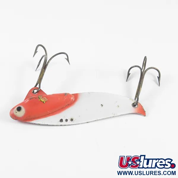 Heddon Sonar 433 Blade Bait, Blanco / Rojo, 14g, 3 Posiciones, #1538