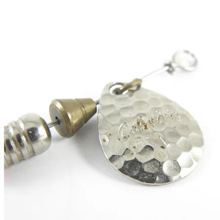 Cabela's 1 Spinner, Níquel, 4g, Hoja martillada, #1541