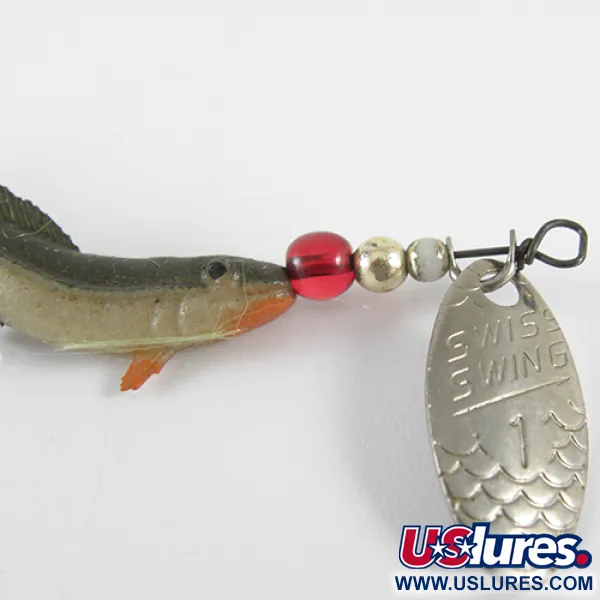 Renosky Lures Swiss Swing 1 Cucharilla, Níquel, 2.5g, Vinilo, #1545