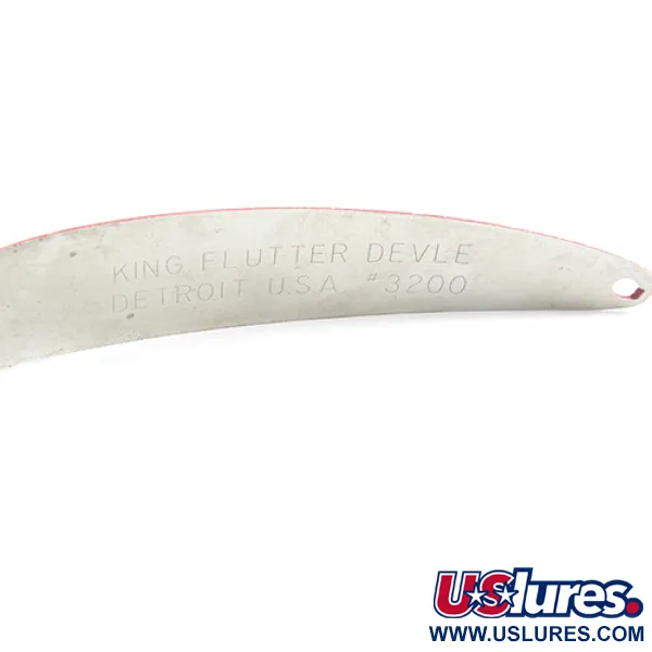 Eppinger King Flutter Devle 3200 Cucharilla, Naranja Fluo/Níquel, 9g, #1590