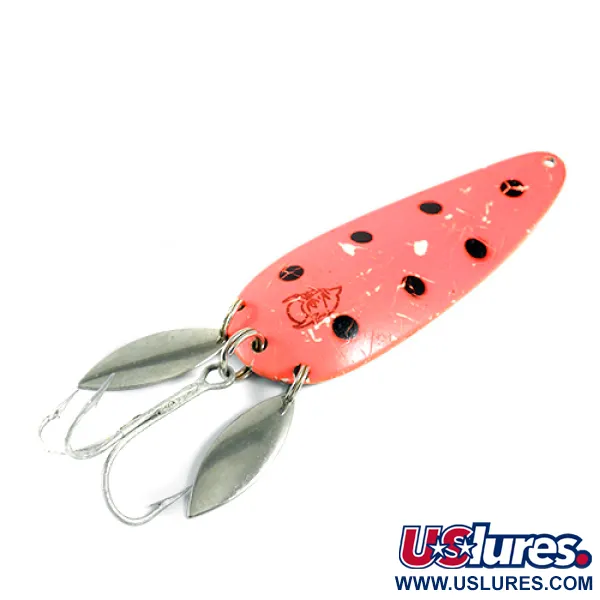 Eppinger Dardevle Klicker Cucharilla, Naranja Fluo/Níquel, 28g, Doble Hoja, #1599