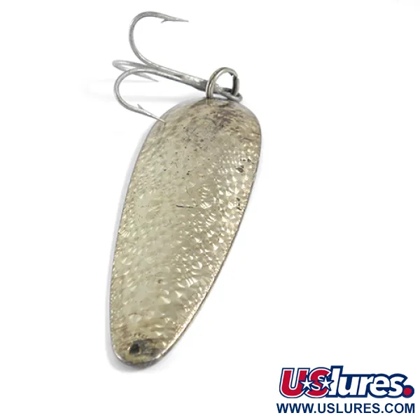 Cucharilla Eppinger Dardevle, Crystal Silver Scale, 28g, martillado, #1605